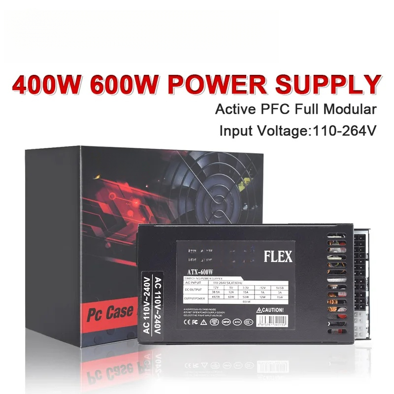 Flex Atx Power Supply 600W 1U - แหล่งจ่ายไฟ CHJJULONGFENGBAO ATX 400W 600W แบบ