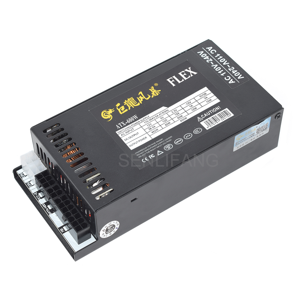 ใหม่ PC Power Supply 400W 600W - Flex Atx Power Supply 600W 1U บทวิจารณ์และราคา
