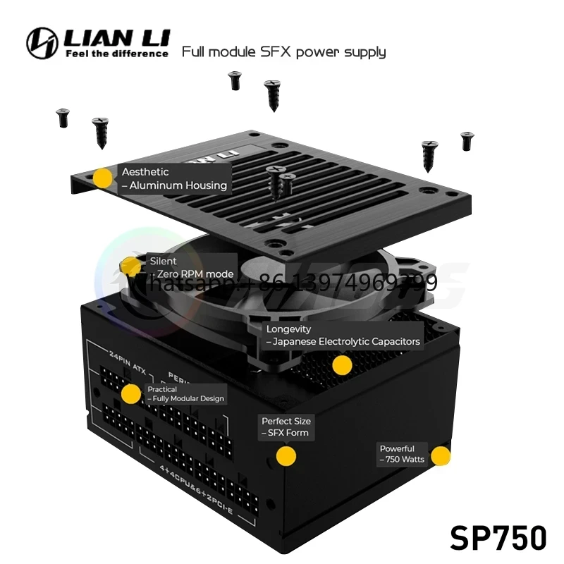 LIAN LI PSU 750w SFX พาวเวอร์ซ - 750W Sfx Fully Modular Power Supply บทวิจารณ์และราคา