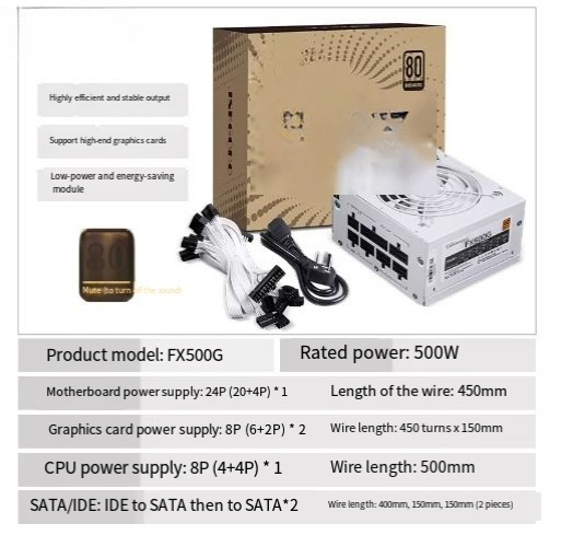 พาวเวอร์ซัพพลายแบบโมดูลาร์เต็ม - Sfx Modular Power Supply 850W Gold บทวิจารณ์และราคา